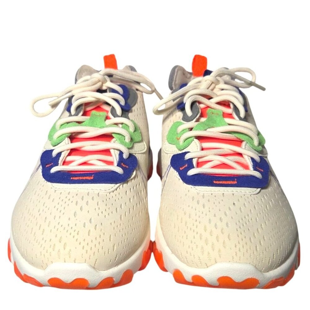 Nike React Vision Pale Ivory Hyper Crimson Mean Green Concord Womens Sneakers Si - Picture 2 of 7